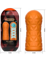 Masturbatore Victoria Cheney Arancione - PRETTY LOVE MALE - Magic Wand | erosidea.com
