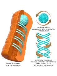 Masturbatore Victoria Cheney Arancione - PRETTY LOVE MALE - Magic Wand | erosidea.com