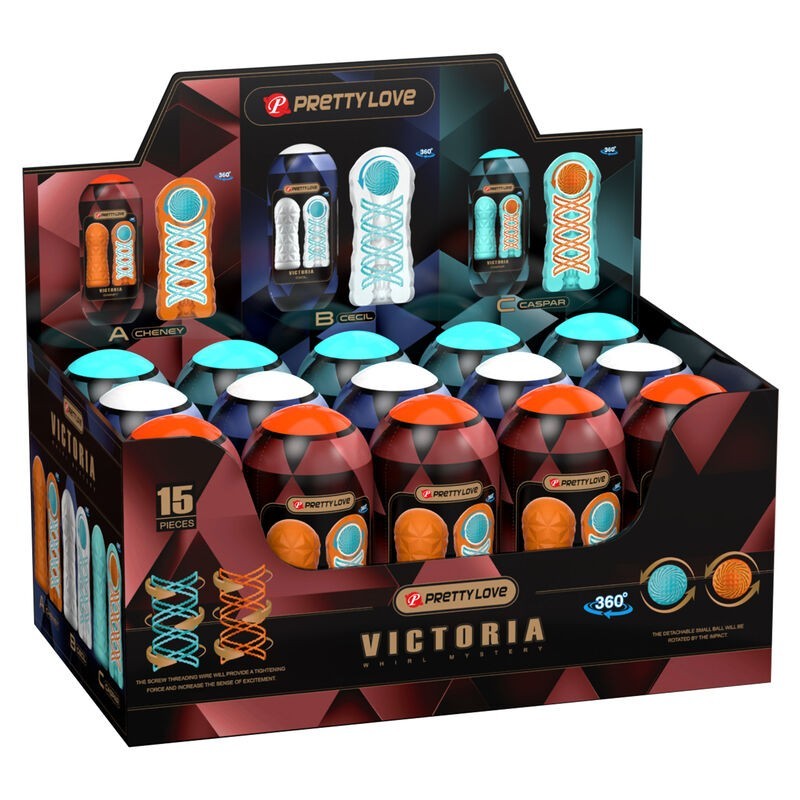 Masturbatore Victoria 15 Pezzi - PRETTY LOVE MALE - Magic Wand | erosidea.com