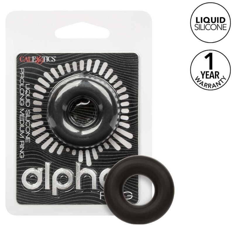 Calexotics - Alpha Anello Prolong Medio Nero - CALEXOTICS - Plug e Catene Anali | erosidea.com