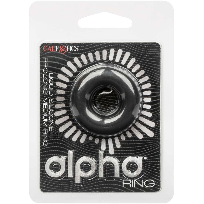 Calexotics - Alpha Anello Prolong Medio Nero - CALEXOTICS - Plug e Catene Anali | erosidea.com