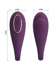 Pretty Love - August Vibratore Global Double Pleasure Remoto - PRETTY LOVE C-TYPE - Vibratori | erosidea.com