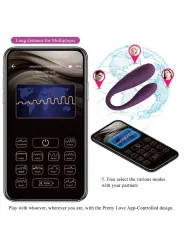 Pretty Love - August Vibratore Global Double Pleasure Remoto - PRETTY LOVE C-TYPE - Vibratori | erosidea.com