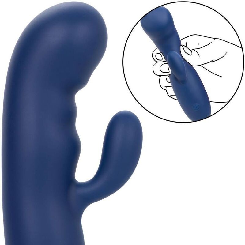 Calexotics - Cashmere Seta Duo Blu - CALEXOTICS - Vibratori Anali | erosidea.com