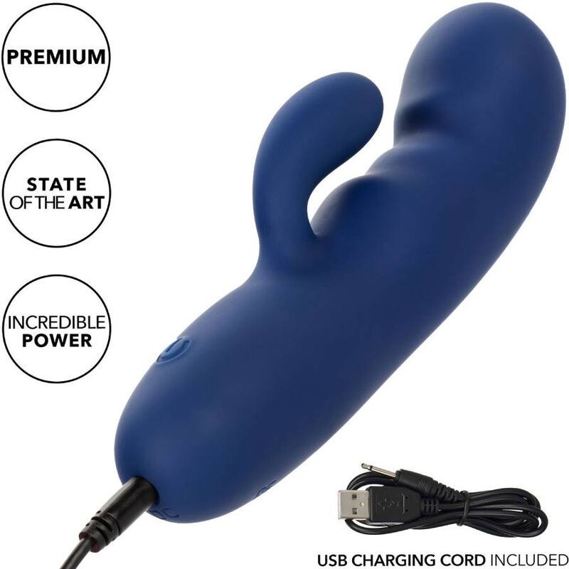 Calexotics - Cashmere Seta Duo Blu - CALEXOTICS - Vibratori Anali | erosidea.com