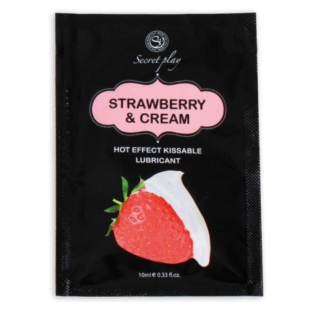 Secretplay - Lubrificante Monodose Fragole E Crema 10 Ml - SECRETPLAY COSMETIC - Monodose e Pocket | erosidea.com