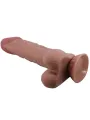 Pretty Love - Dildo Realistico Sliding Skin Series Con Ventosa Scorrevole Della Pelle Marrone 24 Cm - PRETTY LOVE HIGH GRADE - Dildo Realistici | erosidea.com