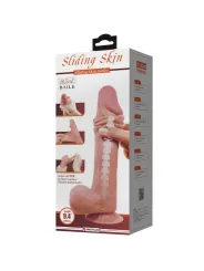 Pretty Love - Dildo Realistico Sliding Skin Series Con Ventosa Scorrevole Della Pelle Marrone 24 Cm - PRETTY LOVE HIGH GRADE - Dildo Realistici | erosidea.com