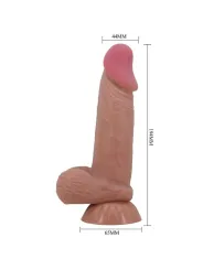 Dildo Realistico Serie Sliding Skin Con Ventosa Scorrevole In Pelle Marrone 194 Cm - PRETTY LOVE HIGH GRADE - Dildo Realistici | erosidea.com