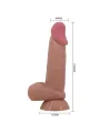 Dildo Realistico Serie Sliding Skin Con Ventosa Scorrevole In Pelle Marrone 194 Cm - PRETTY LOVE HIGH GRADE - Dildo Realistici | erosidea.com