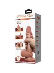 Dildo Realistico Serie Sliding Skin Con Ventosa Scorrevole In Pelle Marrone 194 Cm - PRETTY LOVE HIGH GRADE - Dildo Realistici | erosidea.com