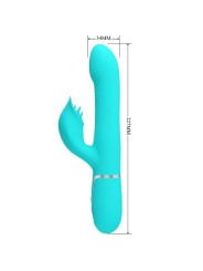 Perle Vibranti Rabbit Verde Acqua - PRETTY LOVE FLIRTATION - Vibratori Rabbit | erosidea.com