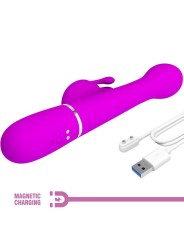 Vibratore Dejon Rabbit 3 In 1 Viola Multifunzione - PRETTY LOVE FLIRTATION - Vibratori Rabbit | erosidea.com