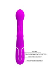Vibratore Dejon Rabbit 3 In 1 Viola Multifunzione - PRETTY LOVE FLIRTATION - Vibratori Rabbit | erosidea.com