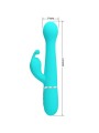 Vibratore Dejon Rabbit 3 In 1 Multifunzione Verde Acqua - PRETTY LOVE FLIRTATION - Vibratori Rabbit | erosidea.com