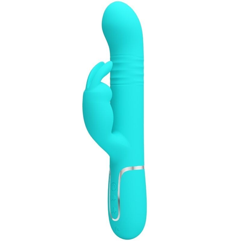 Vibratore Perle Coale Rabbit Verde Acqua - PRETTY LOVE FLIRTATION - Vibratori punto G | erosidea.com