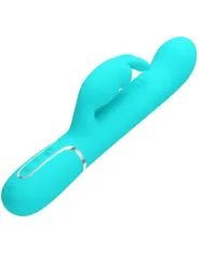 Vibratore Perle Coale Rabbit Verde Acqua - PRETTY LOVE FLIRTATION - Vibratori punto G | erosidea.com