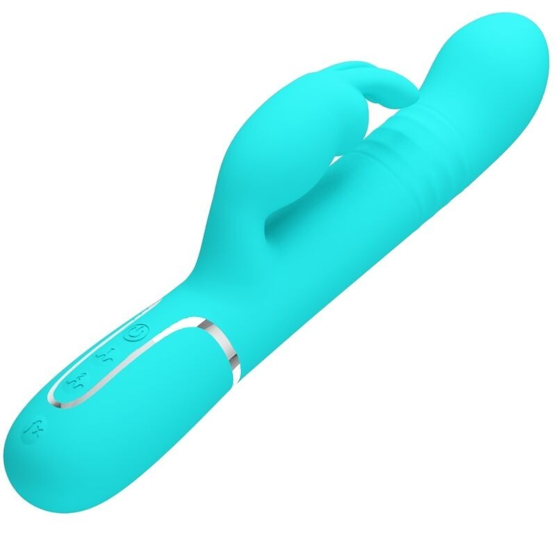Vibratore Perle Coale Rabbit Verde Acqua - PRETTY LOVE FLIRTATION - Vibratori punto G | erosidea.com