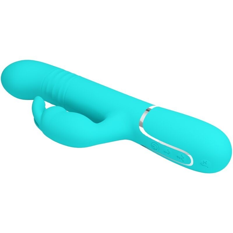 Vibratore Perle Coale Rabbit Verde Acqua - PRETTY LOVE FLIRTATION - Vibratori punto G | erosidea.com