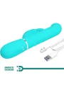 Vibratore Perle Coale Rabbit Verde Acqua - PRETTY LOVE FLIRTATION - Vibratori punto G | erosidea.com