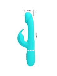 Vibratore Dejon Rabbit 3 In 1 Multifunzione Viola - PRETTY LOVE FLIRTATION - Vibratori Rabbit | erosidea.com