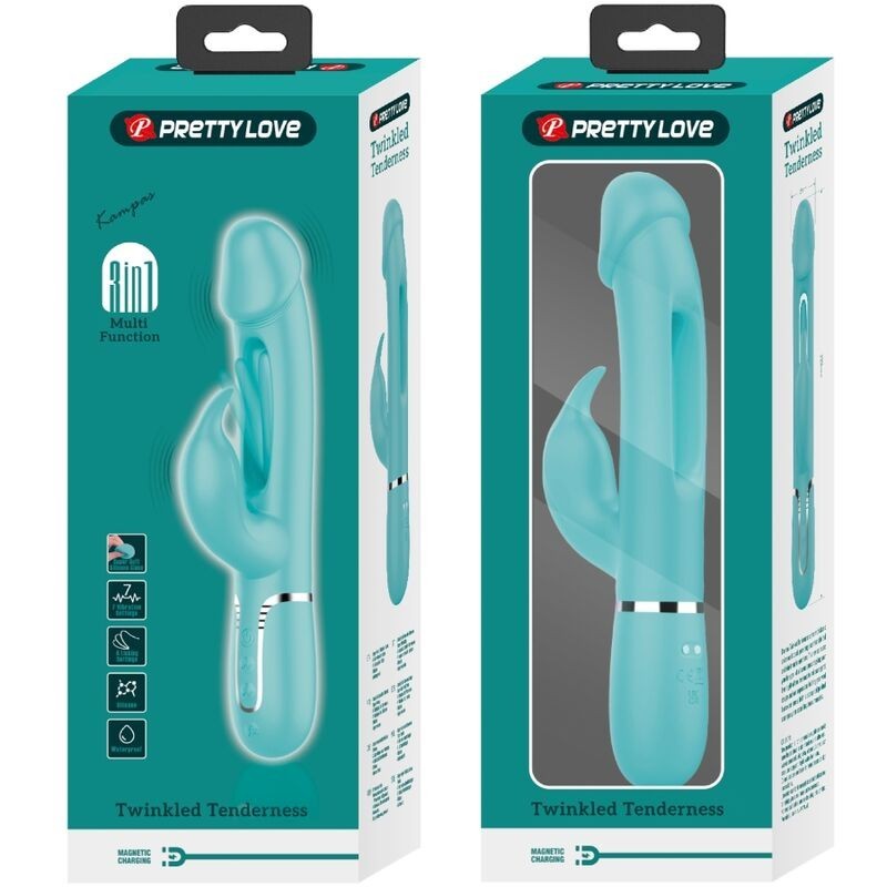 Vibratore Dejon Rabbit 3 In 1 Multifunzione Viola - PRETTY LOVE FLIRTATION - Vibratori Rabbit | erosidea.com