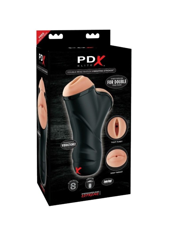 Masturbatore Doppio Pdx Elite Vibrating Stroker - PDX Elite - Masturbatori Vagina | erosidea.com