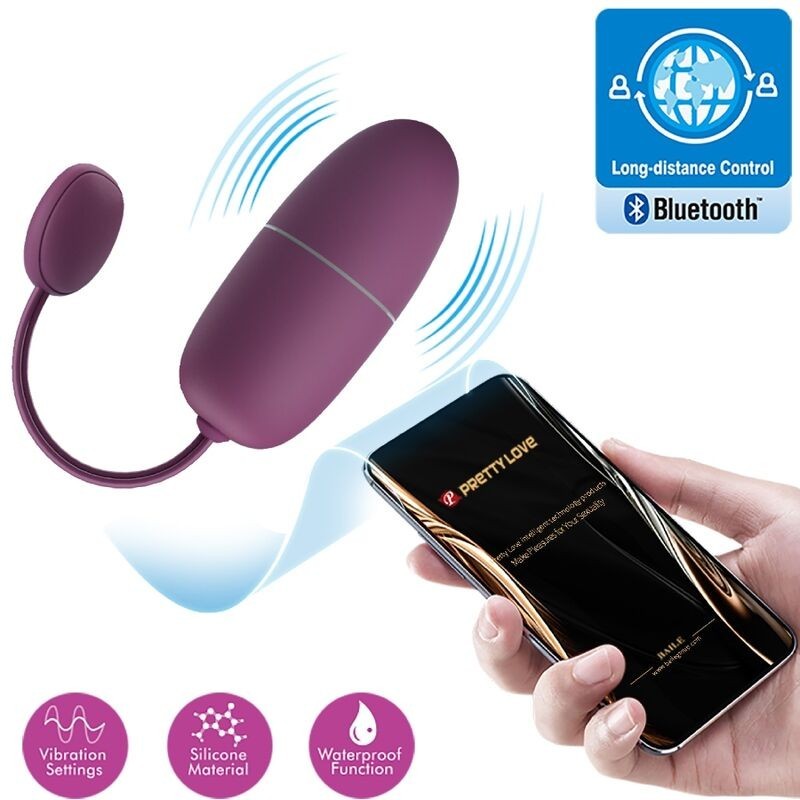 Nymph Ovetto Vibrante App Controllato Lila - PRETTY LOVE BOTTOM - Ovetti Palline Sfere | erosidea.com