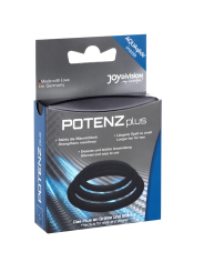Joydivision Potenzduo - Plus Set 3 Anelli Nero - S M L - JOYDIVISION POTENZDUO - Anelli Fallici | erosidea.com