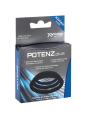 Joydivision Potenzduo - Plus Set 3 Anelli Nero - S M L - JOYDIVISION POTENZDUO - Anelli Fallici | erosidea.com