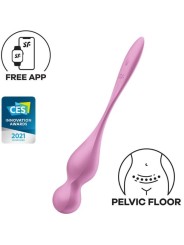 Love Birds Palle Vibranti Kegel Rosa - SATISFYER BALLS - Vibratori Mini | erosidea.com