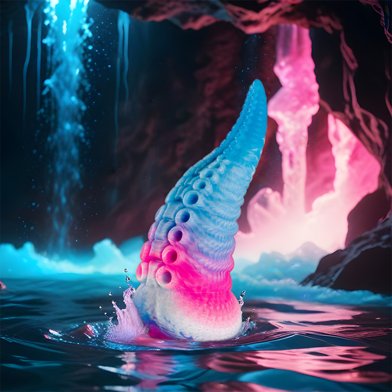Epic - Dildo Con Tentacoli Blu Phorcys Taglia Piccola - EPIC - Dildo Realistici | erosidea.com