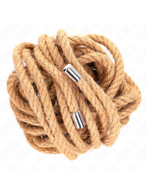 Kink - Corda Di Canapa Con Testa In Metallo 5 Metri - KINK ROPE ARTS - Corde e Nastri | erosidea.com
