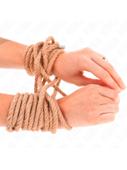 Kink - Corda Di Canapa Con Testa In Metallo 5 Metri - KINK ROPE ARTS - Corde e Nastri | erosidea.com
