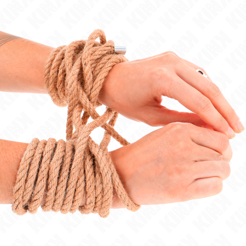 Kink - Corda Di Canapa Con Testa In Metallo 5 Metri - KINK ROPE ARTS - Corde e Nastri | erosidea.com