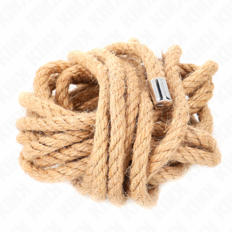 Kink - Corda Di Canapa Con Testa In Metallo 5 Metri - KINK ROPE ARTS - Corde e Nastri | erosidea.com
