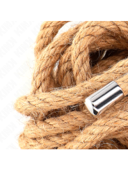Kink - Corda Di Canapa Con Testa In Metallo 5 Metri - KINK ROPE ARTS - Corde e Nastri | erosidea.com