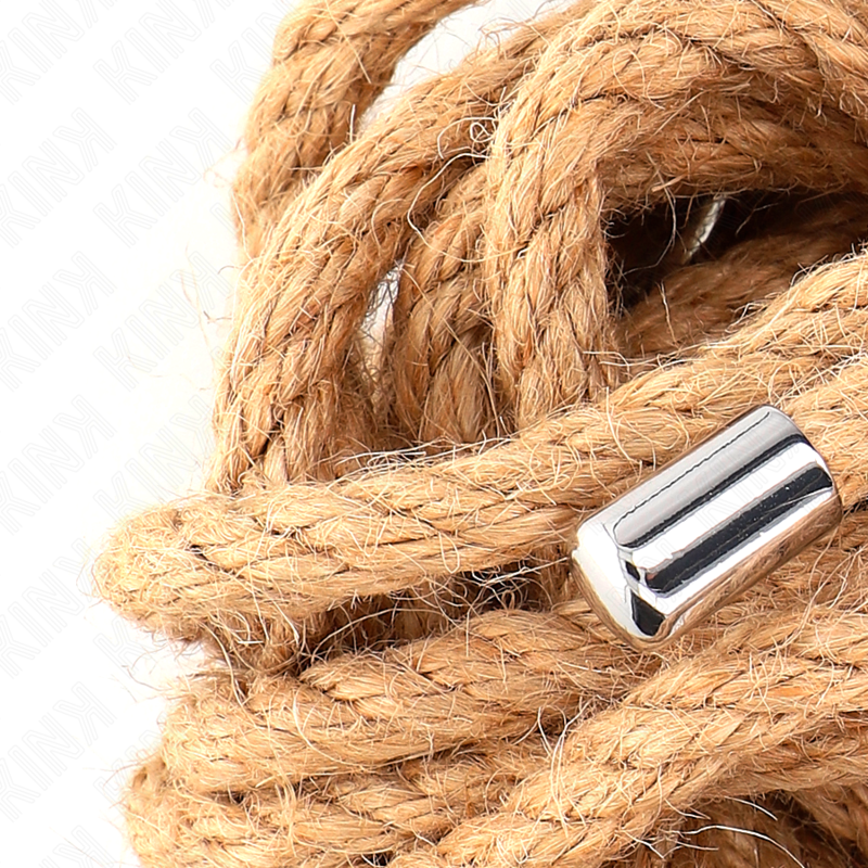 Kink - Corda Di Canapa Con Testa In Metallo 5 Metri - KINK ROPE ARTS - Corde e Nastri | erosidea.com