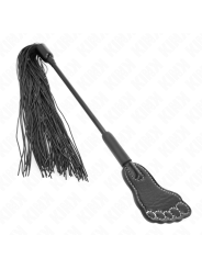 Kink - Pagaia A Piede Con Frusta Nappa 31 Cm - KINK IMPACT & TOUCH - Fruste e Sculacciatori | erosidea.com