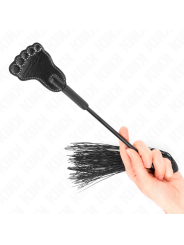 Kink - Pagaia A Piede Con Frusta Nappa 31 Cm - KINK IMPACT & TOUCH - Fruste e Sculacciatori | erosidea.com