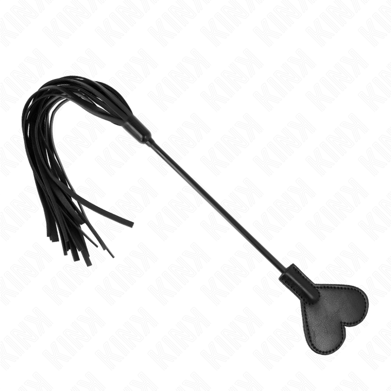 Kink - Linea Frusta Con Pandello A Cuore 35 Cm - KINK IMPACT & TOUCH - Fruste e Sculacciatori | erosidea.com