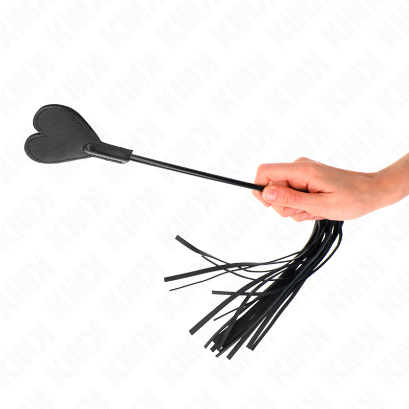 Kink - Linea Frusta Con Pandello A Cuore 35 Cm - KINK IMPACT & TOUCH - Fruste e Sculacciatori | erosidea.com