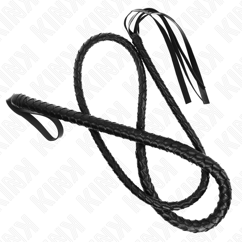 Kink - Frusta Serpente Lunga Nera 210 Cm - KINK IMPACT & TOUCH - Fruste e Sculacciatori | erosidea.com