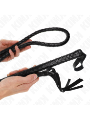 Kink - Frusta Serpente Lunga Nera 210 Cm - KINK IMPACT & TOUCH - Fruste e Sculacciatori | erosidea.com
