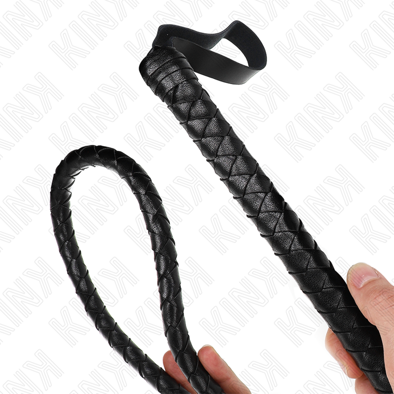 Kink - Frusta Serpente Lunga Nera 210 Cm - KINK IMPACT & TOUCH - Fruste e Sculacciatori | erosidea.com