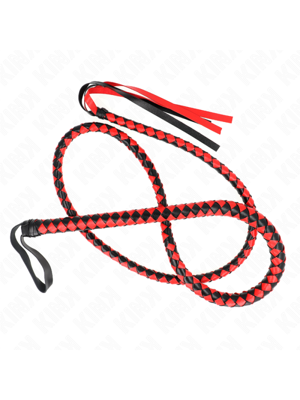 Kink - Frusta Serpente Lunga Rossa 210 Cm - KINK IMPACT & TOUCH - Fruste e Sculacciatori | erosidea.com