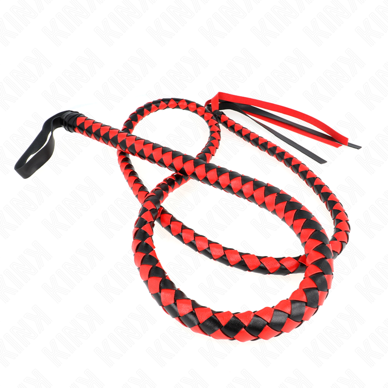 Kink - Frusta Serpente Lunga Rossa 210 Cm - KINK IMPACT & TOUCH - Fruste e Sculacciatori | erosidea.com