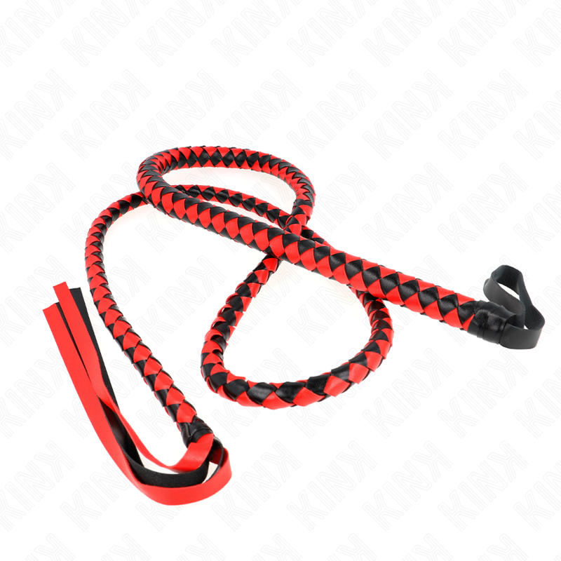 Kink - Frusta Serpente Lunga Rossa 210 Cm - KINK IMPACT & TOUCH - Fruste e Sculacciatori | erosidea.com