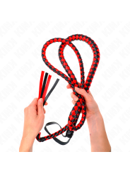Kink - Frusta Serpente Lunga Rossa 210 Cm - KINK IMPACT & TOUCH - Fruste e Sculacciatori | erosidea.com