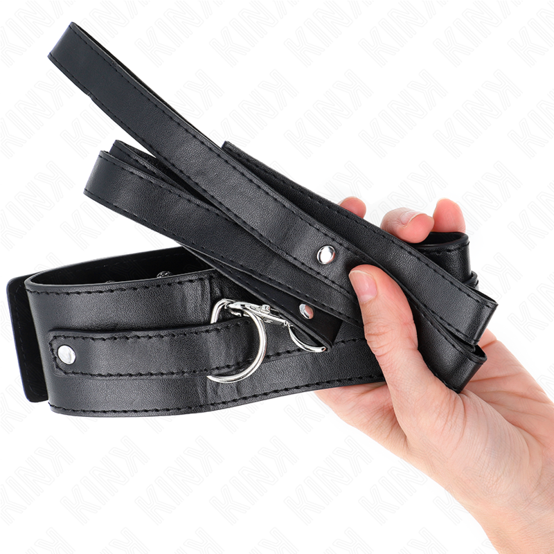 Kink - Collana Con Cintura 116 Cm Modello 1 Regolabile 36-43 Cm X 5 Cm - KINK COLLAR & GAG - Collari e Guinzagli | erosidea.com